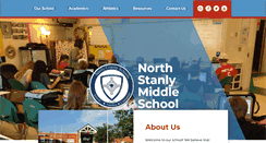 Desktop Screenshot of nsms.stanlycountyschools.org