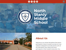 Tablet Screenshot of nsms.stanlycountyschools.org