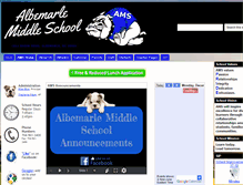 Tablet Screenshot of ams.stanlycountyschools.org