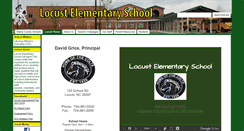 Desktop Screenshot of locust.stanlycountyschools.org