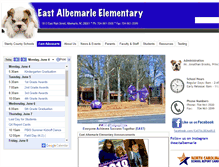 Tablet Screenshot of east.stanlycountyschools.org